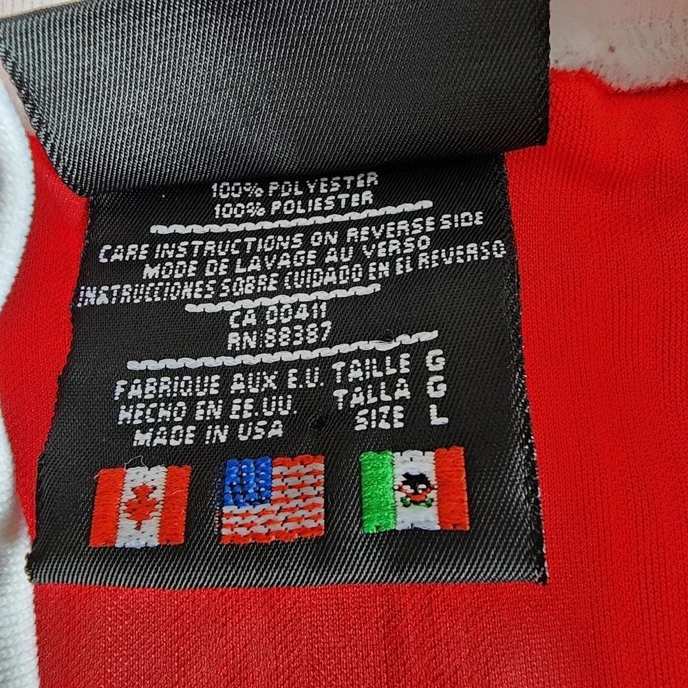 Vintage Adidas Crusaders #10 Soccer Jersey Made USA Red Men's Large 90s L